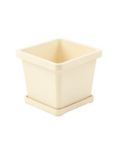 Lake Bluff Empty Planter - Cream