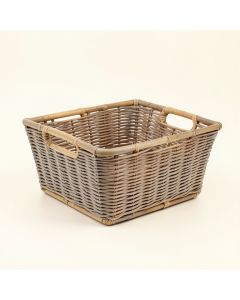 Fern Crest Empty Storage Basket - Gray (synthetic illustration; no displayed measurements)