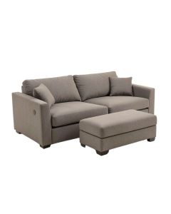 Wardlow 112 '' Wide Right Hand Facing Sofa & Chaise With Ottoman (synthetic illustration; no displayed measurements)