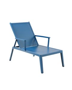 Moss Bridge Outdoor Lounge Chair - Blue