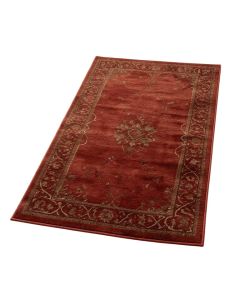 Tufted Red/Brown Area Rug
