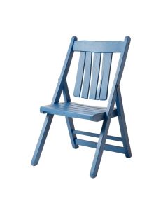 Aspen Bluff Folding Outdoor Chair - Blue