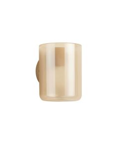 Reed Crossing Wall Sconce Mounted On A Plain Wall - Beige
