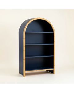 Cliff Brook Freestanding Bookcase - Navy (synthetic illustration; no displayed measurements)