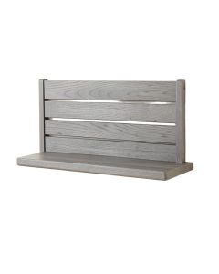 Summit Canyon Wall-Mounted Entryway Organizer Shelf - Gray (synthetic illustration; no displayed measurements)