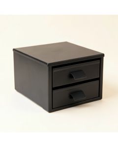 River Bend Small-Parts Storage Drawer Cabinet - Black (synthetic illustration; no displayed measurements)