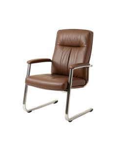Lobby Office Genuine Leather Conference Chair