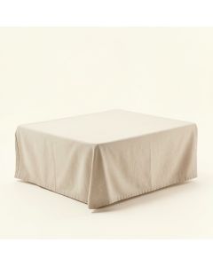 Cove Canyon Flat Bed Sheet - Beige (synthetic illustration; no displayed measurements)