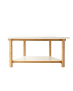 Clay Dale Empty Workshop Workbench - White