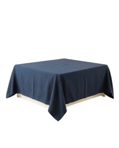 Spruce Brook Flat Bed Sheet - Navy (synthetic illustration; no displayed measurements)
