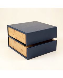 Slate Edge Under-Desk Drawer Unit - Navy (synthetic illustration; no displayed measurements)