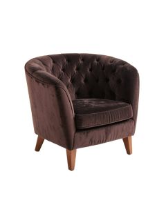 Lilly 26.4 '' Wide Tufted Velvet Armchair