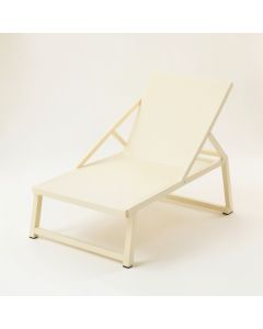 Glen Bridge Outdoor Lounge Chair - Cream (synthetic illustration; no displayed measurements)