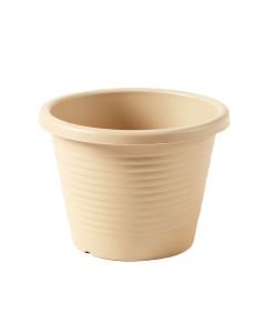 Sage Bend Empty Planter - Beige