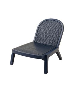 Brook Bend Outdoor Lounge Chair - Navy (synthetic illustration; no displayed measurements)