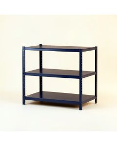 Flint Field Desktop Shelving Unit - Navy (synthetic illustration; no displayed measurements)