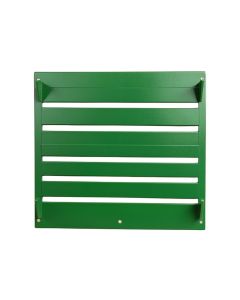 Elm Bluff Empty Wall-Mounted Tool Organizer Panel - Green