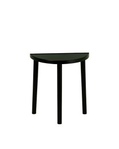 Linden Bridge Compact Balcony Table - Black (synthetic illustration; no displayed measurements)