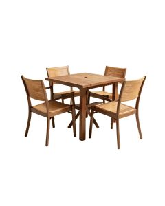 Jivon Round 2 - Person 18.3 '' Long Bistro Set