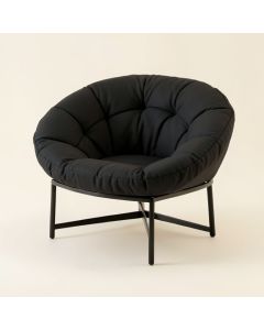 Manzelli 28 '' Wide Tufted Papasan Chair (synthetic illustration; no displayed measurements)