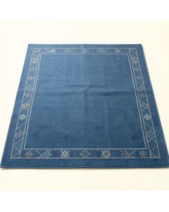 Dawn Bend Rectangular Area Rug - Blue (synthetic illustration; no displayed measurements)