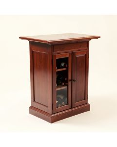 Okeene Bar With Wine Storage (synthetic illustration; no displayed measurements)