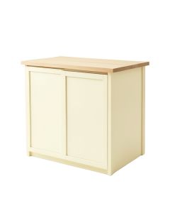Ridge Bend Freestanding Laundry Folding Counter - Cream (synthetic illustration; no displayed measurements)