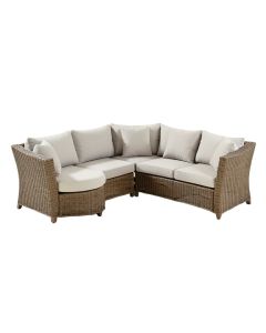 Purington Circular Patio Sectional With Cushions (synthetic illustration; no displayed measurements)