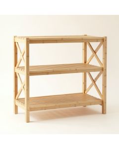 Dune Crest Empty Seed-Starting Shelving Unit Without Lights - Beige (synthetic illustration; no displayed measurements)