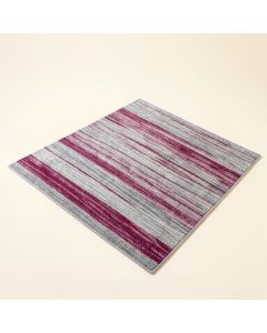 Crites Stripe Hand-Tufted Wool Silver/Magenta Rug (synthetic illustration; no displayed measurements)