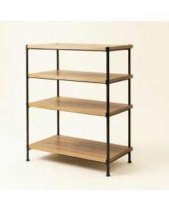 Korbin 65 '' H X 36 '' W X 15.75 '' D Shelving Unit (synthetic illustration; no displayed measurements)