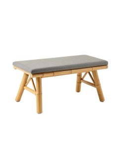 Stone Falls Indoor Bench - Gray (synthetic illustration; no displayed measurements)