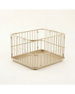 Lake Bluff Empty Furniture-Style Pet Crate - Beige (synthetic illustration; no displayed measurements)