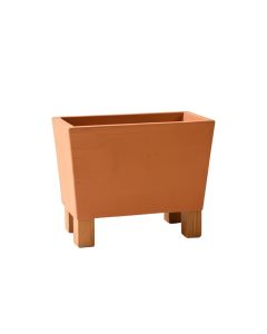 Willow Bridge Empty Raised Planter - Terracotta (synthetic illustration; no displayed measurements)