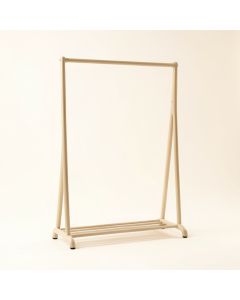 Flint Brook Empty Garment Rack - Beige (synthetic illustration; no displayed measurements)