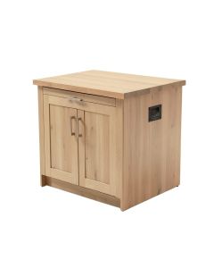 Quiroga Kitchen Island With Wood Top