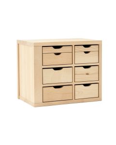 Heath Branch Small-Parts Storage Drawer Cabinet - Beige (synthetic illustration; no displayed measurements)