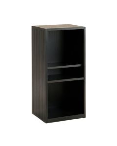 Aspen Crossing Narrow Cubby Tower - Black (synthetic illustration; no displayed measurements)