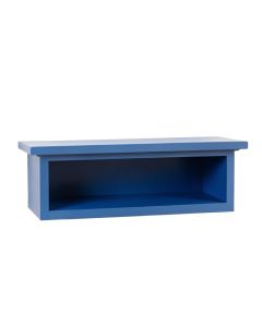 Cedar Brook Wall-Mounted Shelf - Blue (synthetic illustration; no displayed measurements)