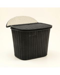 Moss Brook Laundry Hamper - Black (synthetic illustration; no displayed measurements)