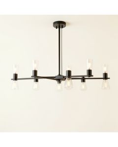 Retha 8-Light Sputnik Modern Linear Chandelier (synthetic illustration; no displayed measurements)