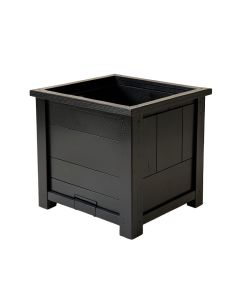 Oak Brook Closed Garden Compost Bin - Black (synthetic illustration; no displayed measurements)