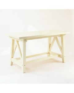 Ash Dale Empty Workshop Workbench - Ivory (synthetic illustration; no displayed measurements)