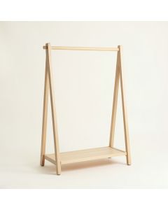 Clay Canyon Empty Garment Rack - Beige (synthetic illustration; no displayed measurements)