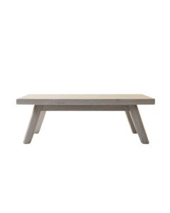 Linden Edge Indoor Bench - Gray (synthetic illustration; no displayed measurements)