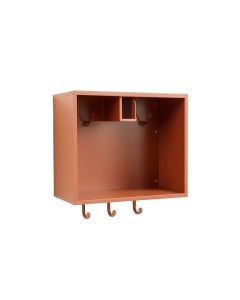 Hazel Crest Wall-Mounted Entryway Organizer Shelf - Terracotta (synthetic illustration; no displayed measurements)