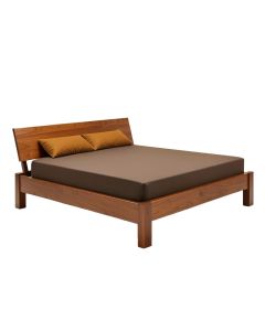 Solid Wood Platform Bed - Alder Collection (synthetic illustration; no displayed measurements)