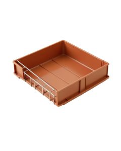 Hill Canyon Empty Under-Desk Cable Tray - Terracotta (synthetic illustration; no displayed measurements)