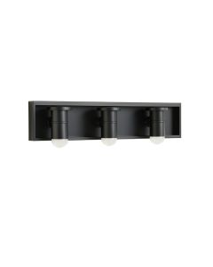 Hailey 3-Light Dimmable Matte Black Vanity Light (synthetic illustration; no displayed measurements)