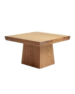 Raymundo Solid Wood Pedestal Coffee Table (synthetic illustration; no displayed measurements)